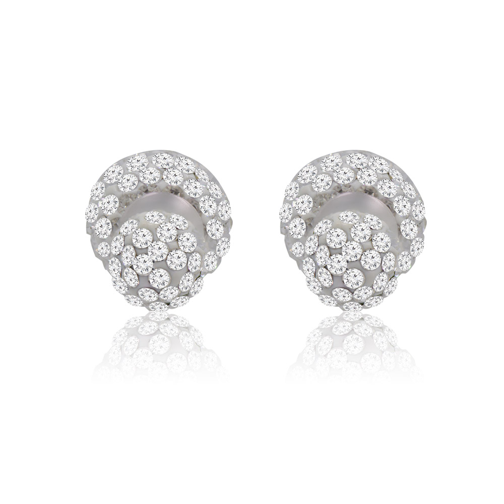 Double Zirconia Ball Studs